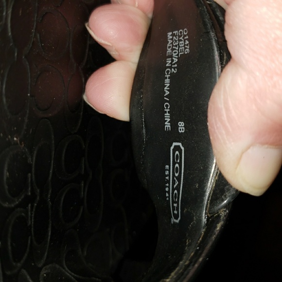 New Coach Cybel Jelly Signature C Embossed Sandal - Picture 3 of 14